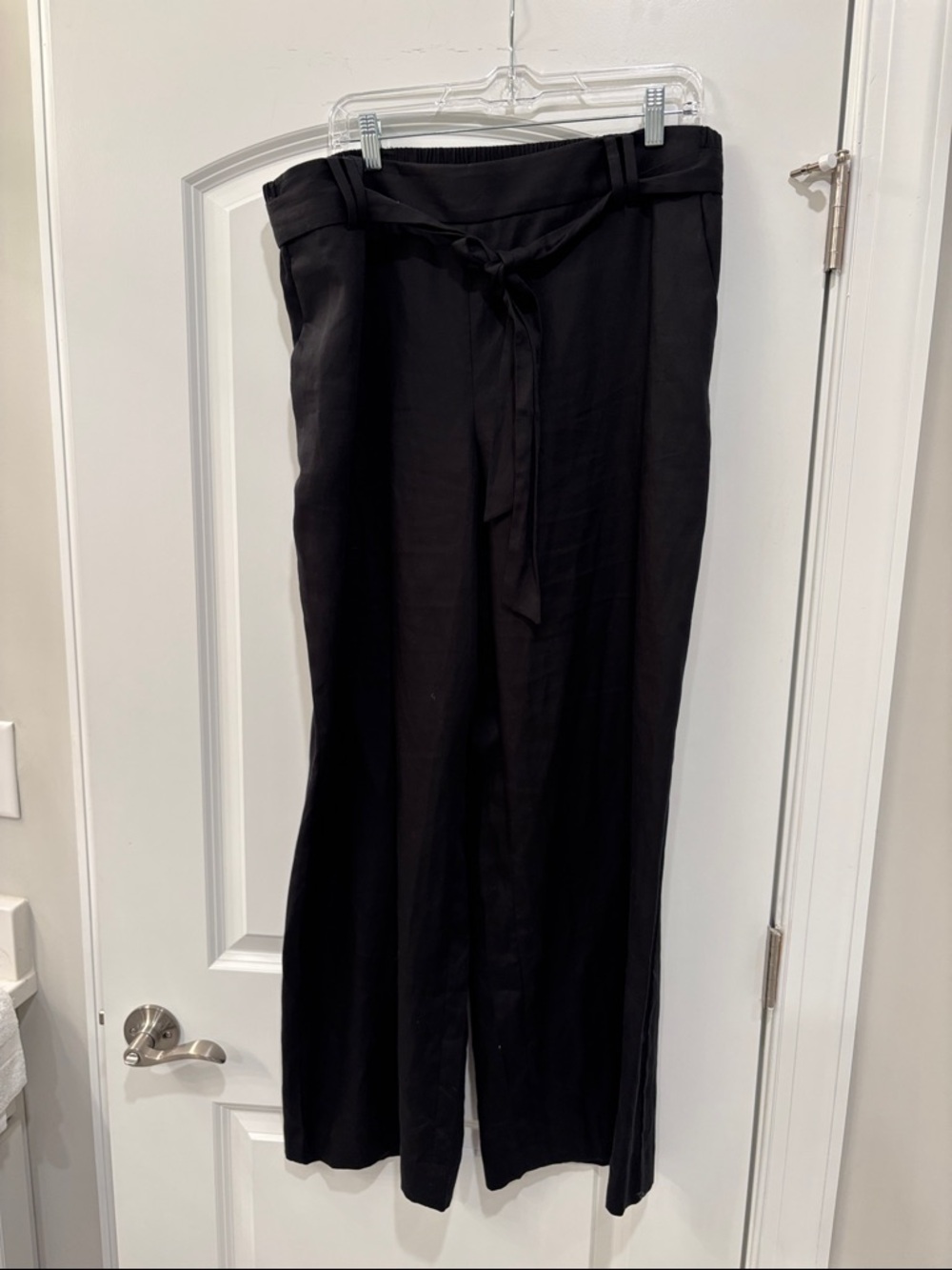 Talbots Black Elastic Waist Pull-On Pants
